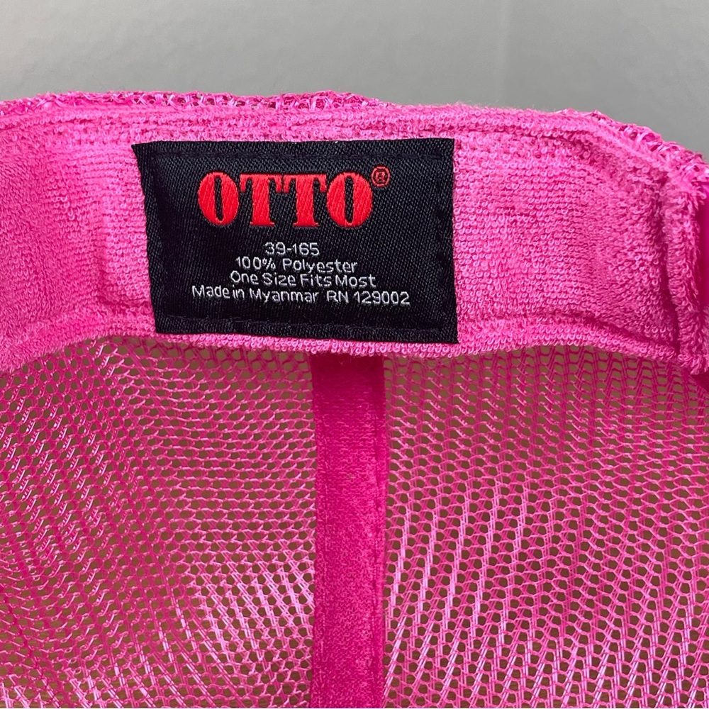 NEW Queen of Hearts Trucker Hat Denim Pink Sequins Hearts Silver Stars & Chain - Picture 8 of 9